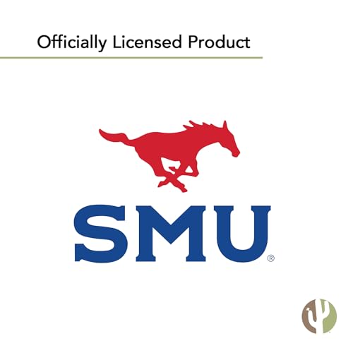 Desert Cactus Southern Methodist University Baseball Hat SMU Mustangs Brimmed Embroidered Cap Adjustable Cloth Strap Adult (Style B) Red