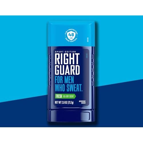 Right Guard Sport Fresh Scent Invisible Solid, 2.6 Ounce (Pack of 4)