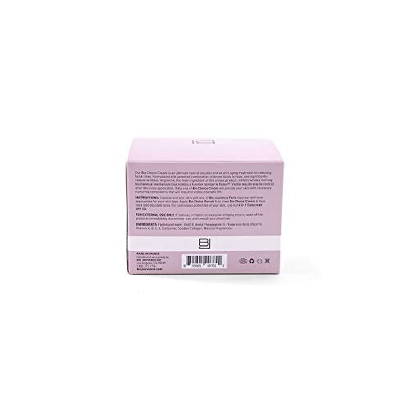 Bio Choice Cream 1oz / 30ml - Lifting | Relax and Reduce Wrinkles | Hydrating | Anti-Aging | Daily Facial Skin Care Treatment Regimen | Made in France