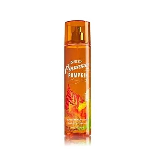 Bath & Body Works Sweet Cinnamon Pumpkin Signature Collection Fragrance Mist 8 Fl Oz (Sweet Cinnamon Pumpkin)