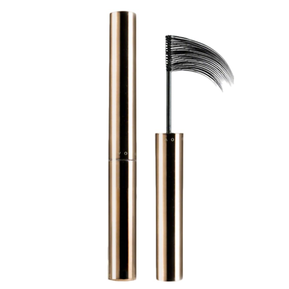 Ultra-Fine Lengthening Waterproof Quick-Dry Mascara, Waterproof Quick Drying Curling Mascara, Wand Mascara, 3D Curling Eyelash Long, Lasting Smudge-Proof No Clumping (Black)