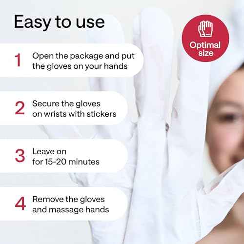 Korean Hand Masks Moisturizing Glove for Dry Hands - Hand Moisturizer Gloves for Women, Men - Hand Therapy Gloves with Collagen, Rose Oil, Shea Butter - White Hydrating Korean Hand Mask Bulk, 12 Pack