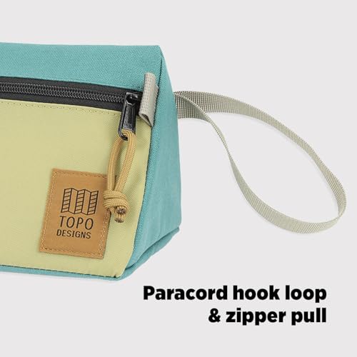 Topo Designs Dopp Kit - Travel Bag for Personal Care Essentials, Self Standing Shape, Fully Lined, Recycled Nylon