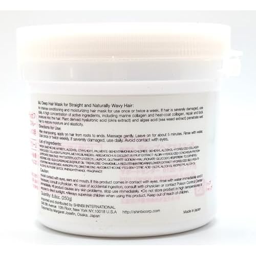 Margaret Josefin MJ Deep Hair Mask for Straight and Naturally Wavy Hair (8.8 oz.)