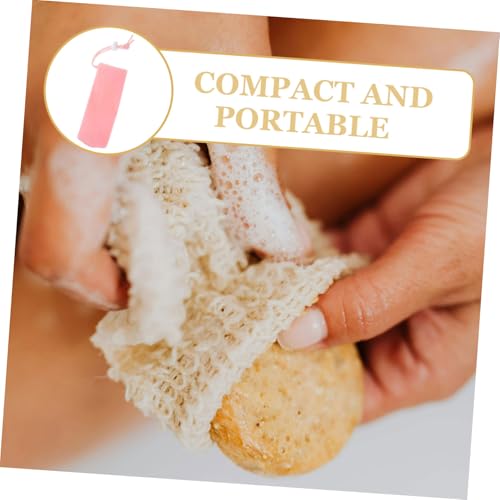 8pcs Soap Bar Bag Thickened Pe Net Pouch for Shampoo Bars Face Cleansers and Exfoliating Gentle Foaming and Quick Drying for Bath and Travel