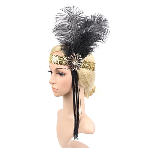 Bubbmi 1920 Flapper Girls Headband