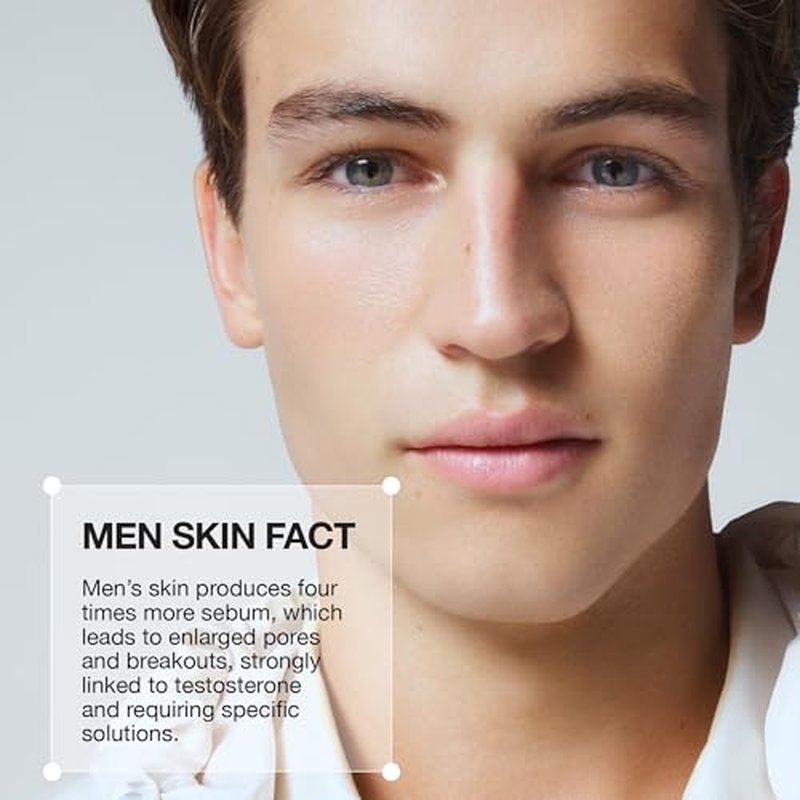 Lab Series Men's Clear LS Deep Pore Purifying Face Wash with Salicylic Acid - Cleanser Suitable for Acne Prone Skin - Skin Care for Men - Dermatologist Tested