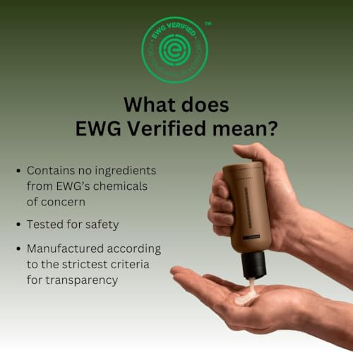 HygieneLab Shampoo - EWG Verified Non-Toxic Formula, Fragrance-Free & Paraben-Free, Gentle Cleanse for All Hair Types, Premium Quality(16.9 fl oz)