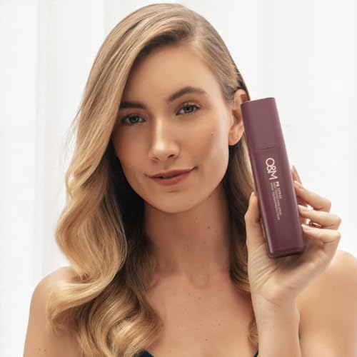 O&M PS Hair Spray Heat Protectant, Curly Hair Products, Hydrates & Strengthens, UV Protection Hairspray, Fights Frizz, Locks in Moisture, Vegan, Non-Toxic, Shine Enhancer Spray, 150ml