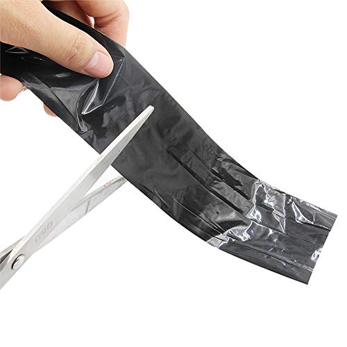 Tattoo Clip Cord Covers Roll - Autdor New 250M (820 Ft) Disposable Clip Cord Sleeves Bags Covers for Tattoo Supplies Accessories (Black)