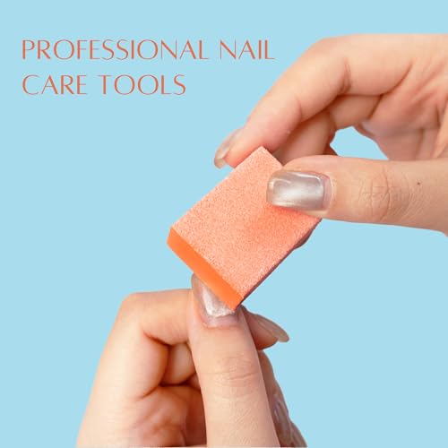 RED Nail Design Disposable Mini Nail Buffers - 1500 PCS, 80/100 Grit Single-Use Buffing Blocks for Natural & Acrylic Nails - Compact Nail Buffer Blocks for Manicure & Pedicure - for Home & Salon