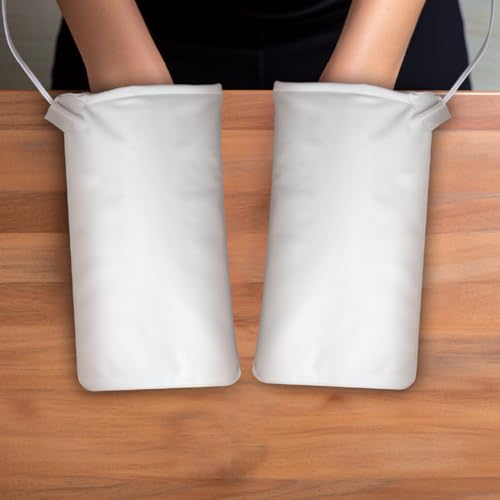 ForPro Professional Collection Premium Heated Mitts, Electric Thermal Moisturizing Hand Warmers for Spa Treatments, Dual Temperature Settings, 1-Pair