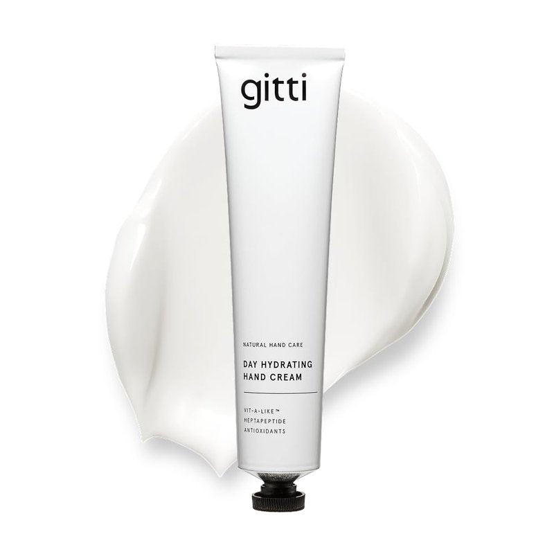 gitti Day Hydrating Cream I Natural Hand Care, Non-Toxic, 98% Natural Origin, Cruelty-Free, Vegan, Botanical Retinol Alternative, Hydrates Skin, Anti-Pollution Effect, Citrusy-woody Scent (2.53 fl oz)