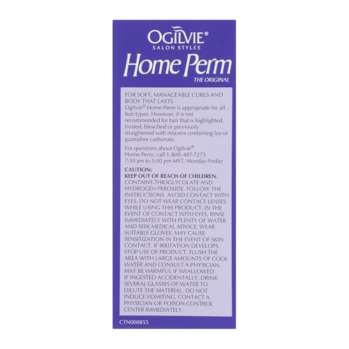 Ogilvie Salon Styles Home Perm The Original - For Color Treated, Thin, or Delicate Hair - 2 pc