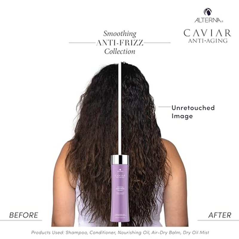 CAVIAR Anti-Aging Smoothing Anti-Frizz Shampoo| For Medium, Thick Hair | Smooths Hair, Tames Frizz | Sulfate Free