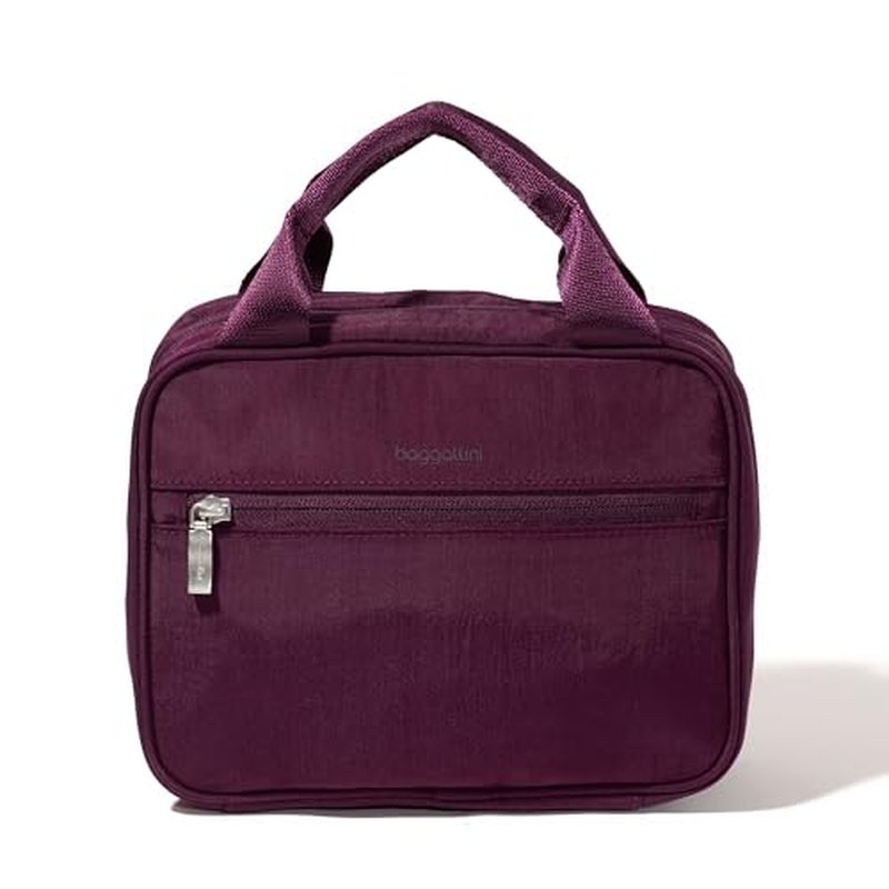 Baggallini Unisex's Hanging Travel Toiletry Kit-Lightweight 6x10 Inch Makeup Bag Toiltery