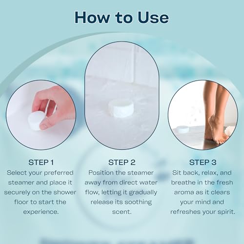 Shower Steamers Aromatherapy -15 Pack Eucalyptus Shower Steamers for Women & Men with Essential Oils, Natural Stress Relief & Self Care Shower tablets for Spa, Mothers Day Gift, Birthday and Christmas