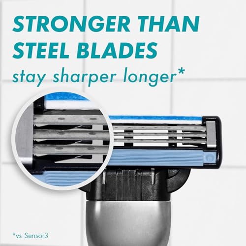 Gillette Mach3 Razor for Men, 1 Razor Handle + 2 Blade Refills
