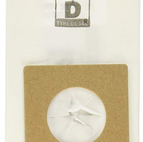 Dirt Devil Vacuum Cleaner Bags for Upright Vacs, Pack of 3, White, Type D, Part # 3670147001, Dirt Devil Vacuum Bags Refill