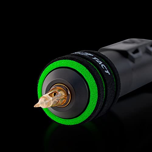 EZ 12pcs TACT Disposable Foam Tattoo Grip Covers Plus Size 28mm to 34mm for Wireless Battery Rotary Tattoo Pen Machine