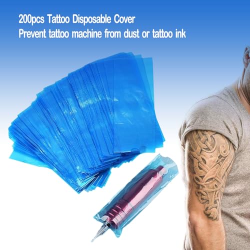 Large Pen Machine Covers with Grip Tapes - Gakonps 4pcs Grip Wraps and 200pcs Machine Pen Bags Grip Covers Combination Pen Sleeves