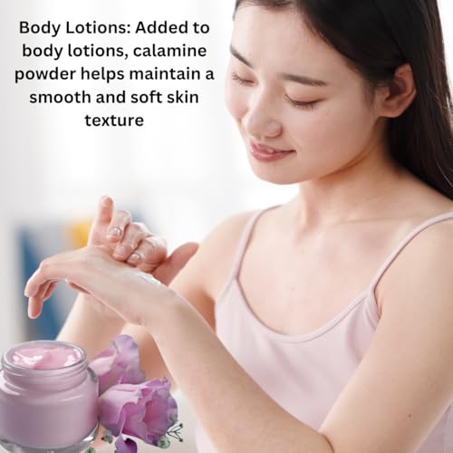 100% Natural Calamine Clay Powder for Hair Masks, Scrubs, Lotion and Soap Making 0.5 LBS / 227 GMS