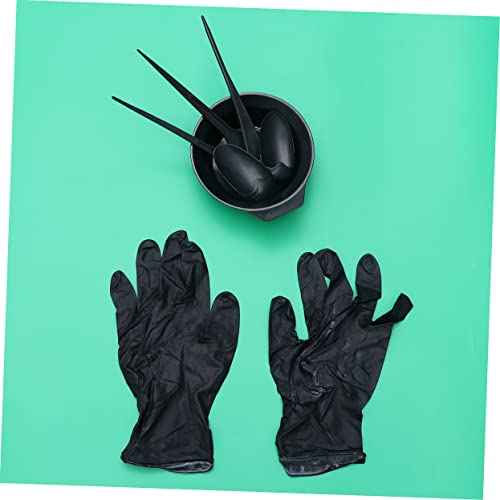 1 Set Hair Coloring Kit Disposable Hair Dye Tool Set with Mixing Bowl Tinting Brushes and Ear Covers for Home Salon Use