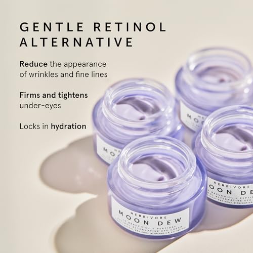 HERBIVORE Bakuchiol Retinol Alternative - Bakuchiol + Peptides, Smooths Skin, Reduces Fine Lines, Wrinkles & Puffiness, Plant-based, Vegan, Cruelty-free