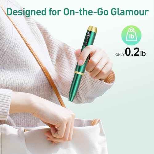 Cordless Nail Drill, Portable Electric Nail File with 11 in 1 Nail Drill Bits for Acrylic Gel Dip Powder Nails, Rechargable Efile Machine Kit for Home Manicure Pedicure, Green