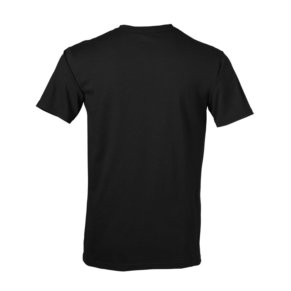Soffe Men's 3 Pack 4.3 Oz Cotton Military Tee, Black, X-Large