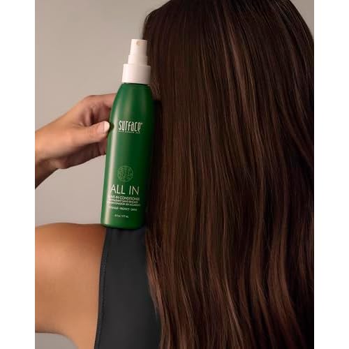 SURFACE Hair ALL IN Leave In Conditioner - Detangles, Controls Frizz & Strengthens for All Hair Types- 6 fl oz
