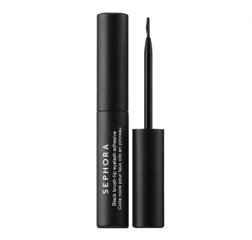 Brush-Tip Lash Adhesive - Black Waterproof Formula for Long-Lasting Hold