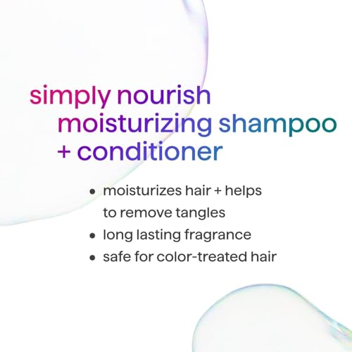 Method Moisturizing Shampoo, Simply Nourish with Shea Butter, Coconut, and Rice Milk Scent Notes, Paraben and Sulfate Free, 14 oz (Pack of 1)
