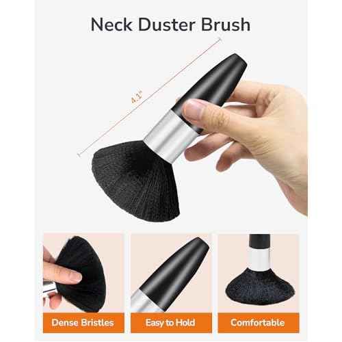 ULG Professional Hair Cutting Cape with Neck Duster Brush Waterproof Extra Large Size Salon Barber Cape Haircut Cape for Men