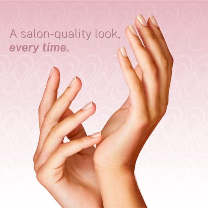 Tammy Taylor Natural Square Nail Tip Extensions, Full Coverage, Natural Lightweight, Long Lasting, Salon Grade Professional Pre Etched Acrylic Nail Tips, Well Less Fake Nails (100 count)