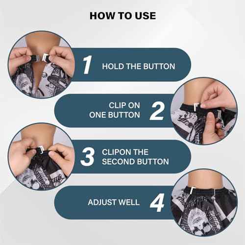 Waterproof Hair Cutting Cape for Men - Salon Cape with Neck Strip and Barber Brush - 5PCS Set (64" x 56")