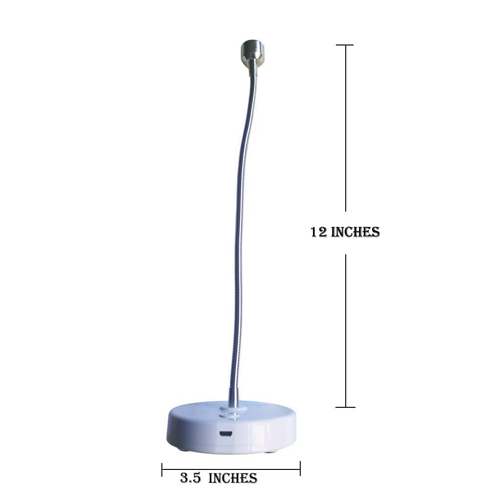3W UV/LED Nail Lamp - Portable Rechargeable Gooseneck Design | Flash Cure Light for Gel-X & Semi-Cured Gel Strips