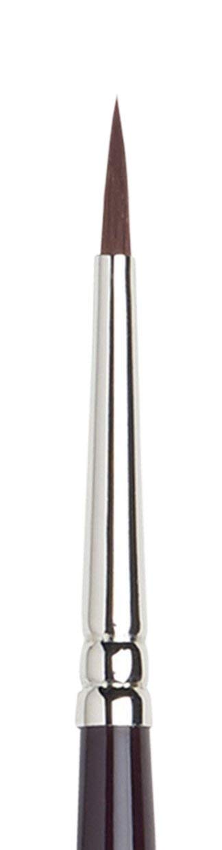 Winsor & Newton Galeria Round Short Handle Brush, Size 3, Silver