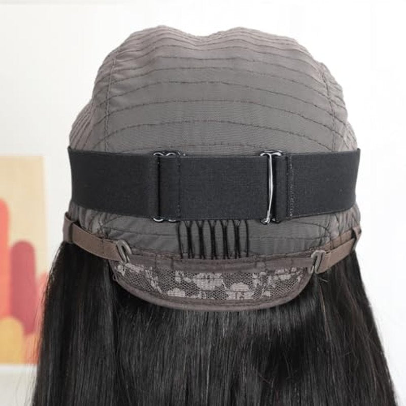 20 Inch Wear and Go Glueless Bob Wig Human Hair Pre Plucked Pre Cut 180% Density 5x5 HD Transparent Lace Front Wigs Human Hair for Black Women Short Straight Bob Wigs No Glue Lace Closure Wigs