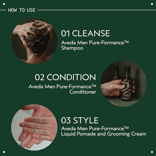 Aveda Men Pure-Formance Grooming Clay | Strong Hold | Matte Finish | Lightweight, 2.5 Ounce