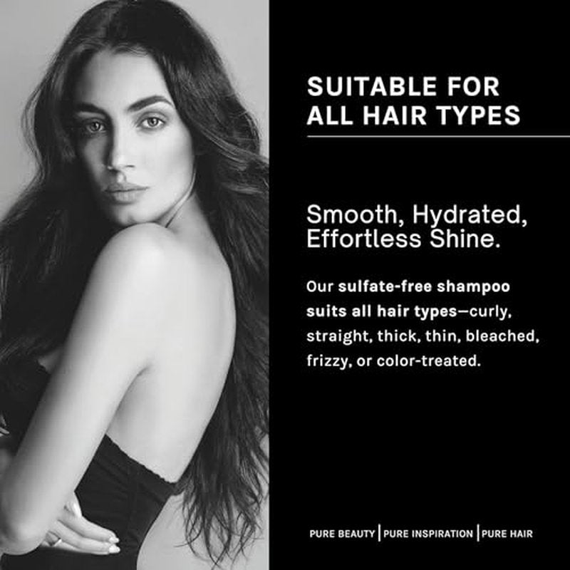 pH PURE HAIR Deep Moisture Set - Deep Moisture Shampoo (8.4 Oz) and Conditioner (8.4 Oz) Set with Extra Butter Hair Mask (6.7 Oz) for Damaged & Dry Hair - 3 Piece Kit