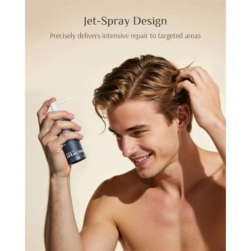 DR ZERO 3% Redensyl Hair Growth Serum for Men, Hair Scalp Serum Spray for Hair Loss and Regrowth, Clinically Tested for Hair Thinning Therapy and Scalp Care, Japanese Hair Treatment, 60ml