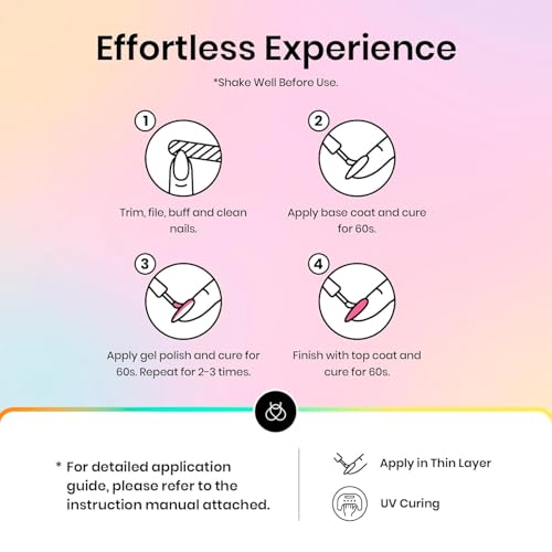 Beetles Winter Gel Polish 20 Colors Red Green White Black Nude Christmas Gel Nail Polish with Base Top Coat Trendy Colors Uv LED Lamp Salon DIY at Home Nails Gifts for Women Vibrant Subtle