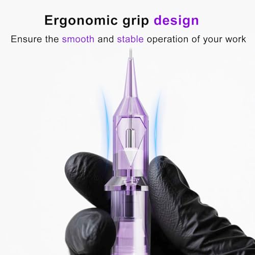 Tattoo Cartridge Needles 20Pcs Assorted #12 Round Liner Shader Magnum 3RL 5RL 7RM 9RM Disposable Tattoo Needles With Membrane Tattoo Supplies