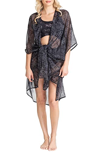 RACHEL Rachel Roy Women's Standard High Low Kimono, Multi