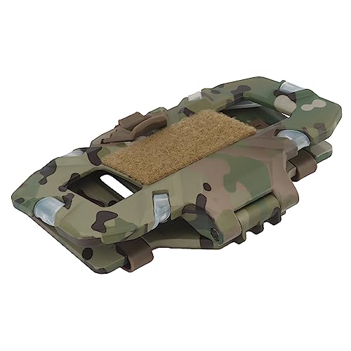 CMAIR4U Tactical Vest Phone Holder,Molle Mount,Universal Chest Phone Board Carrier Foldable Navigation Board,for Outdoor Paintball Airsoft Hunting Game (CP)