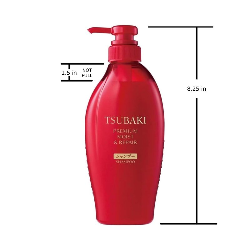 Hair Mask with Hair Professional Repair Tsubakii Premium Moist & Repair Shampoo - Moisturizes, Protects Dry Damaged Hair 450ml+450ml