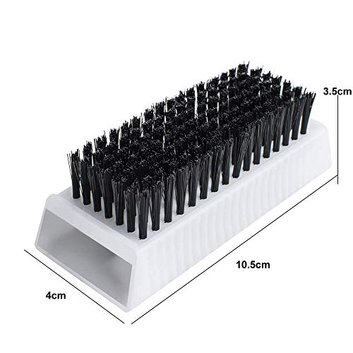 Surgical Scrub Brush Nails Brush 2 PCS Non-Disposable Sterile Nail Hand Brush Nail Scrubber with Nail Cleaner Hand and Nail Brush Double-Sided Cleaning Scrub Brush (White-2PS)