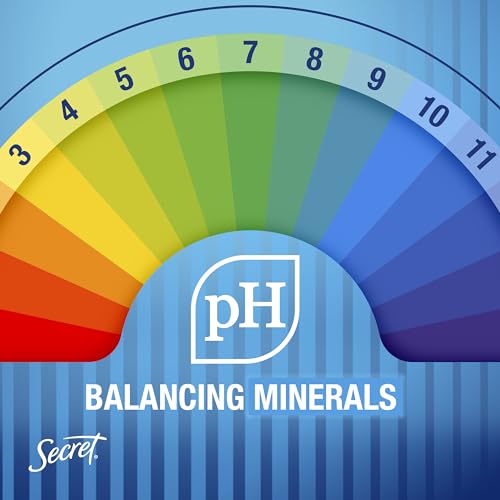 Secret Outlast Antiperspirant Deodorant for Women, 72hr Sweat & Odor Protection, PH Balancing Minerals, Invisible Solid, Completely Clean Scent, 2.6 oz