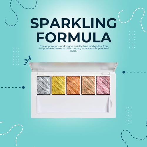 MAKEUP BY MARIO Master Metals¢ç Eyeshadow Palette 5 x 0.05 oz/ 1.5 g